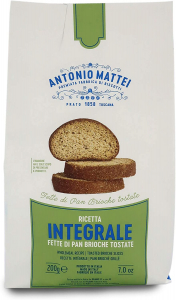 Mattei Fette Di Pan Brioche FARINA INTEGRALE 200 g.