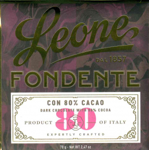 Leone Tavoletta Cioccolato Fondente 70 g. 80% cacao