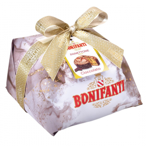 Bonifanti Panettone Glassato Con Gocce di Cioccolato 1 kg.