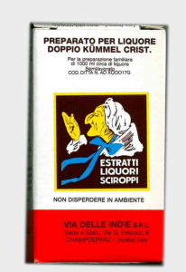 Via Delle Indie Preparato Per Liquore Doppio Kummel 20 ml.