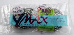 Conte Max Spugnette Inox Torciglione blister da 2 Pezzi x 15 g.
