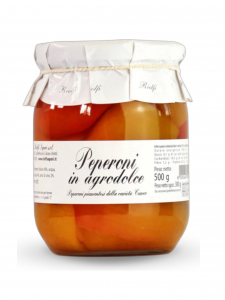 Peperoni In Agrodolce 500 g. Riolfi Sapori