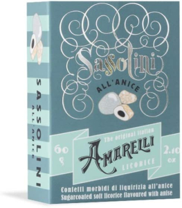 Amarelli Scatolette 60 g. SASSOLINI ALL'ANICE