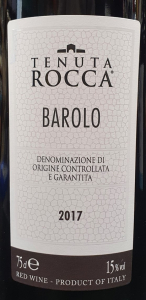 Tenuta Rocca Barolo 2017 75 cl.  15 Vol.