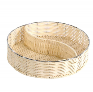 Cestina Porta Salatini Rattan 30x30 h 7 cm