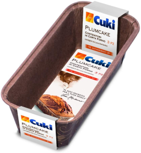 Cuki Contenitore In Carta Da Forno PLUMCAKE 3 PZ.