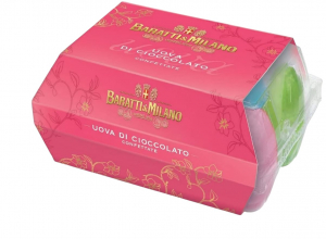Baratti & Milano Uovo Di Cioccolato Confettate GALLIMA 240 g. (6 uova)