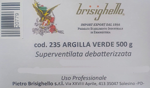 Argilla Verde confezione da 500 g.