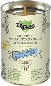 Zig Zag Citronella E Olio Di Neem Moccolo Per Interni