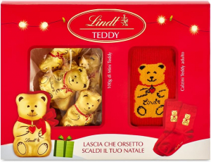 Lindt Teddy Calzina + Cioccolatini 100 g.