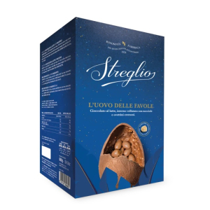 Streglio l'Uovo Delle Favole Cioccolato Latte e Nocciole Scatola 580 g. +100 g.