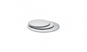 Decora Cake Board SILVER rotondo 18 cm. diam. altezza 1,2 cm