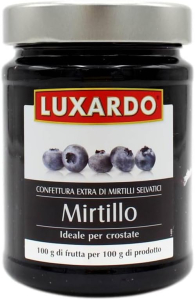 Luxardo Confettura Extra di Mirtilli Selvatici MIRTILLO 400 g.
