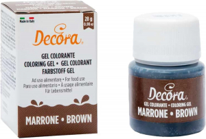 Decora Colorante Alimentare In Gel 28 Grammi - MARRONE