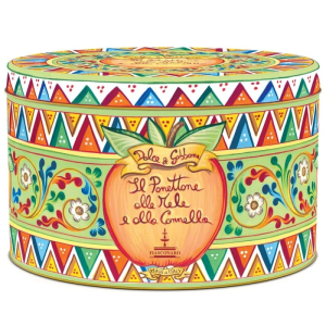 Fiasconaro Panettone Mela e Cannella 500 g. Latta Dolce&Gabbana