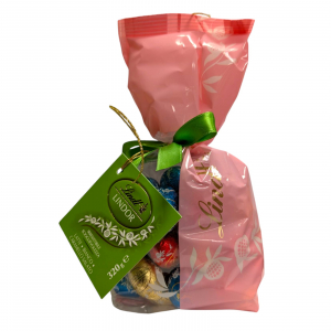 Lindt Ovetti Lindor Sacchetto 320 g. Latte Bianco Caramello Salato