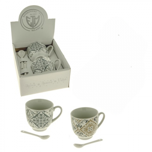 Ponza Set Cappuccino  7 cm set da 2 tazzine con scatola