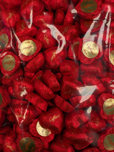 Caffarel Cioccolatini Mini Cuoricini Rossi Al Latte Pacco da 1 kg.