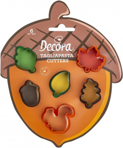 Tagliapasta Autunnali MINI FOGLIE set 6 pz.