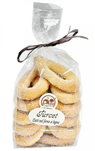 Biscotti TURCET 200 g. cotti nel forno a legna Sapori Nostrani