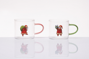 Babbomatto Coppia Tazzine in borosilicato