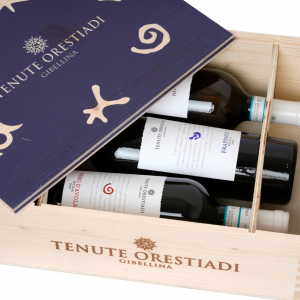 Tenue Orestiadi Scatola Legno 3 Bottiglie 3 x 75 cl. Nero D\