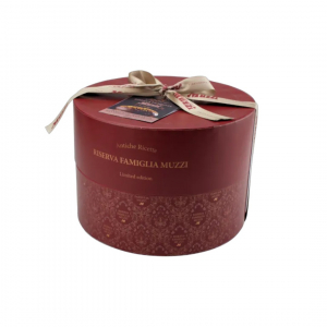 Muzzi Le Sinfonie Panettone Albicocca Ricoperto di Cioccolato 1 kg. Cappelliera