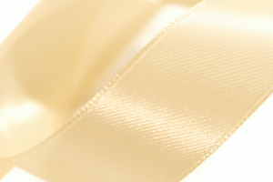 Nastro Doppio Raso AVORIO mm 6 x 50 mt.