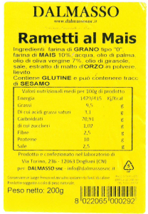 Dalmasso Rametti Al Mais 200 g.