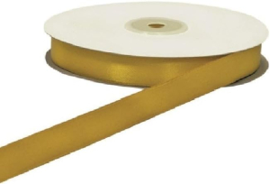 Nastro Doppio Raso ORO mm 10 x 50 mt.