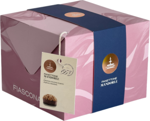 Fiasconaro Panettone Mandorle 750 g. SCATOLA