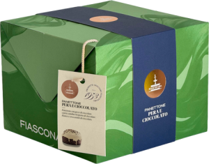 Fiasconaro Panettone Pera e Cioccolato 750 g. SCATOLA