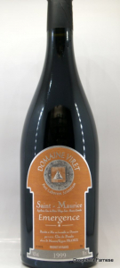 VINTAGE - Domaine Viret Côtes du Rhône Saint Maurice Emergence 1999 75 cl. 14,5 vol.