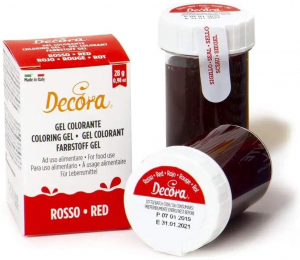 Decora Colorante Alimentare In Gel 28 Grammi - ROSSO