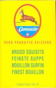 Dadi Camoscio Svizzeri Per Brodo 12 Pezzi 120 g.