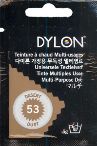 Dylon Tinte per Tessuti Cialdina Multi Purpose Dye - 53 DESERT DUST