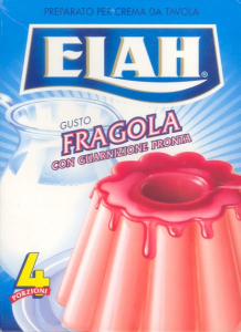 Elah Preparato crema da tavola gusto Fragola con guarnizione