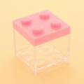 Scatola In Plastica CUBE BOX ROSA cm.5x5x5