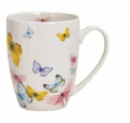 Tazza Mug In Ceramica Farfalle 370 ml.