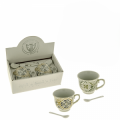 Ponza Set Caffe  5,5 cm set da 2 tazzine con scatola
