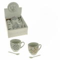 Ponza Set Cappuccino  7 cm set da 2 tazzine con scatola