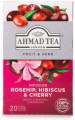 Ahmad Tea Infuso Ciliegia & Rosa di Bosco 40 g. 20 filtri